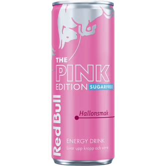 Red Bull Pink Edition Sugar Free Hallonsmak 25cl