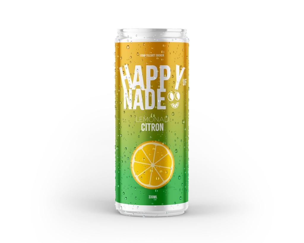 Happynade Lemonad - Citron 33cl (BF: 2024-12-19)