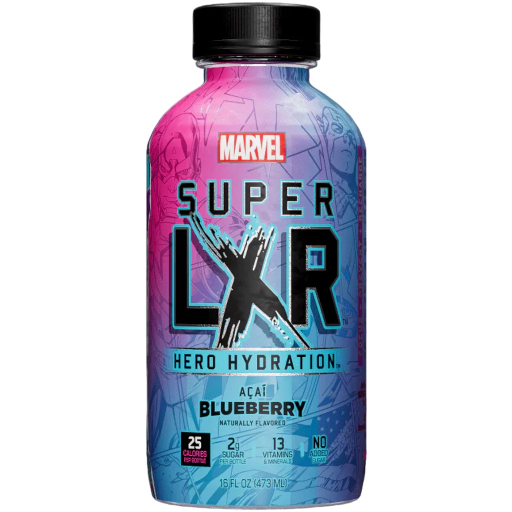 Arizona Marvel Super LXR Hero Hydration - Acai Blueberry 473ml(BF:2025-04-26)