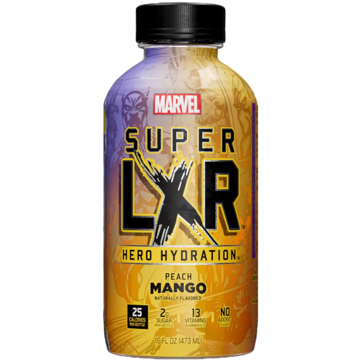 Arizona Marvel Super LXR Hero Hydration - Peach Mango 473ml(BF:2025-04-24)