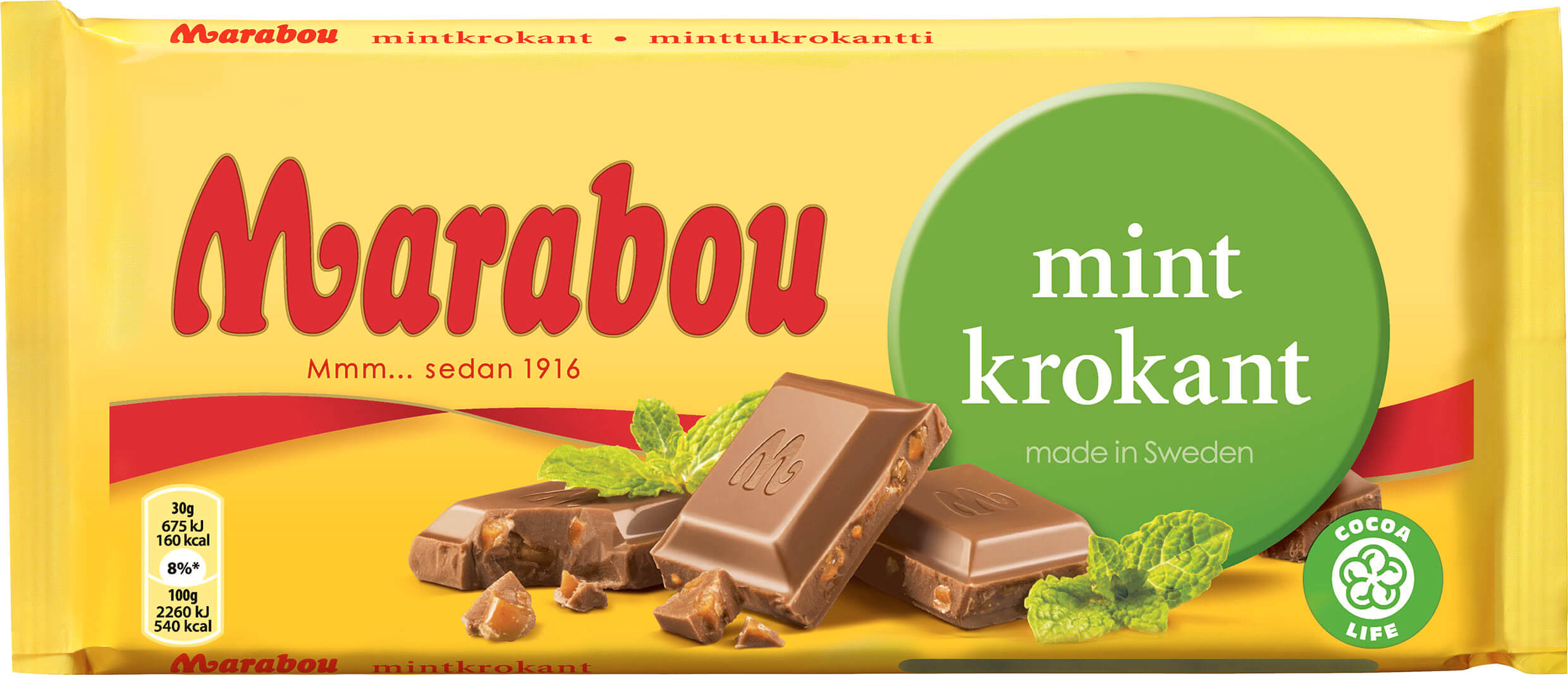 Marabou Mintkrokant 200g