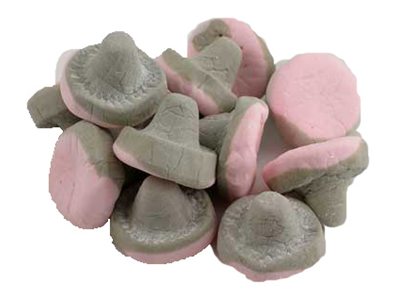 Franssons Skumsvamp Hallon/Lakrits 1kg