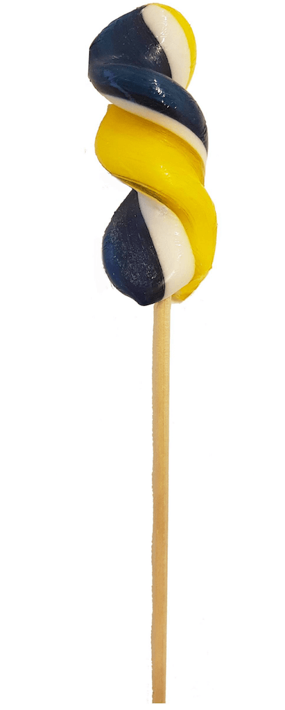 Spiralklubba blåbär/citron 50g