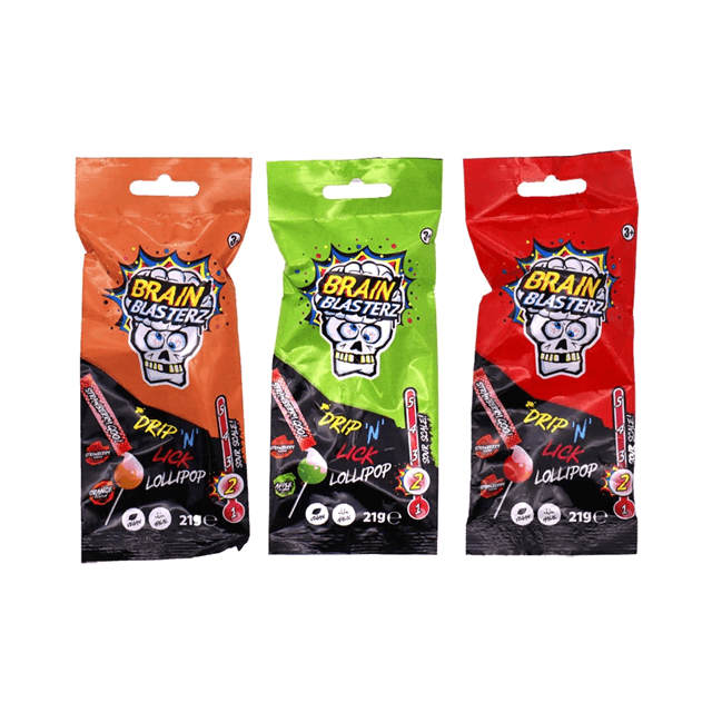 Brain Blasterz Drip n Lick Lollipop 18g (1st)