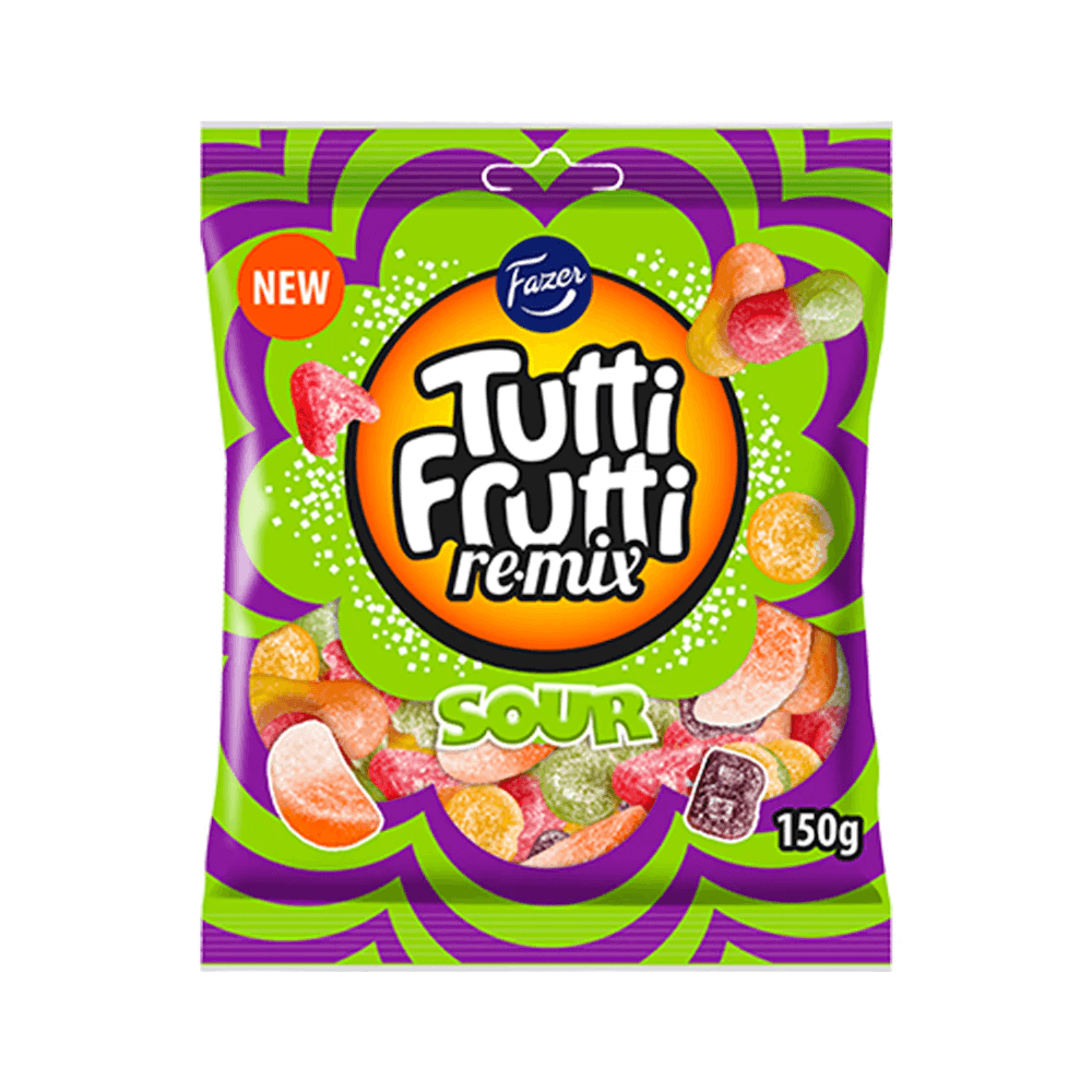 Tutti Frutti Remix Sour godispåse 150g
