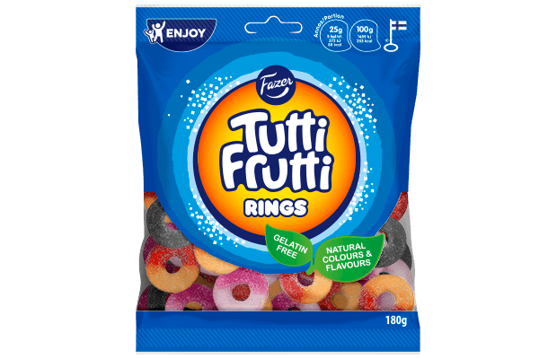 Fazer Tutti Frutti Rings 120g
