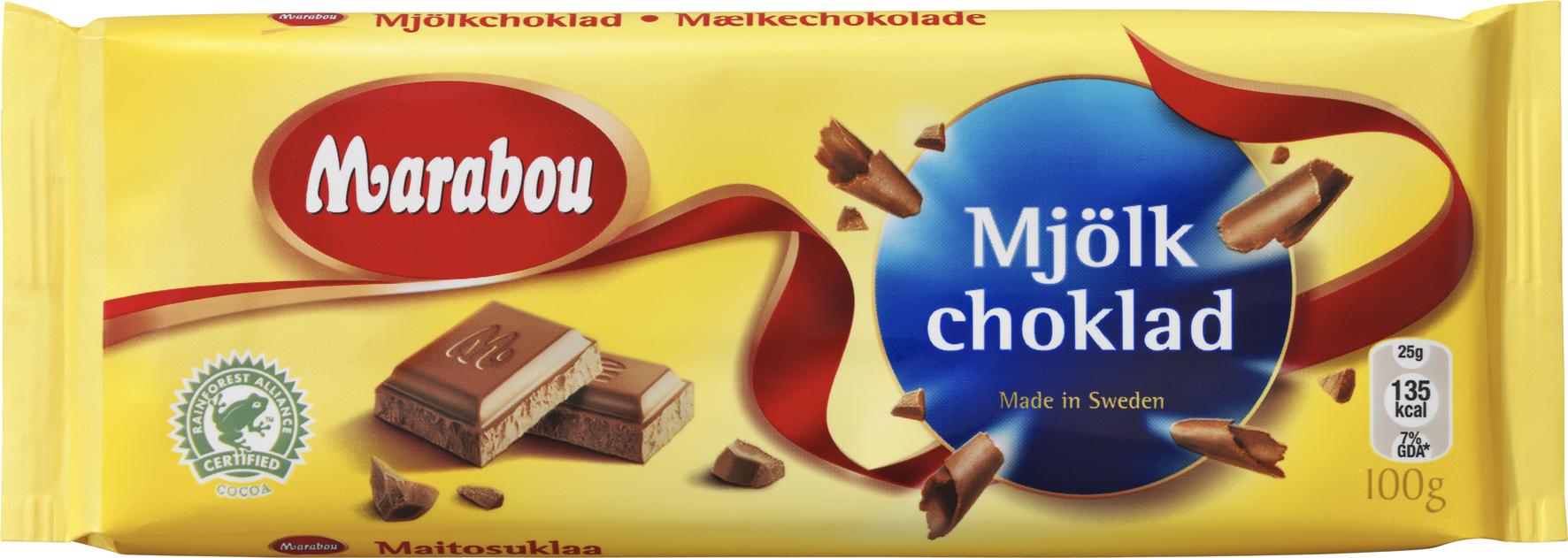 Marabou Mjölkchoklad 100g(BF:2025-03-22)