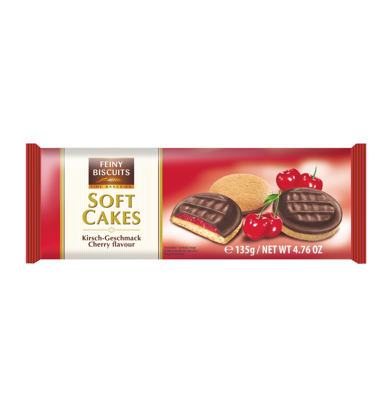 Feiny Biscuits Softcakes Cherry 135g(BF:2025-03-21)