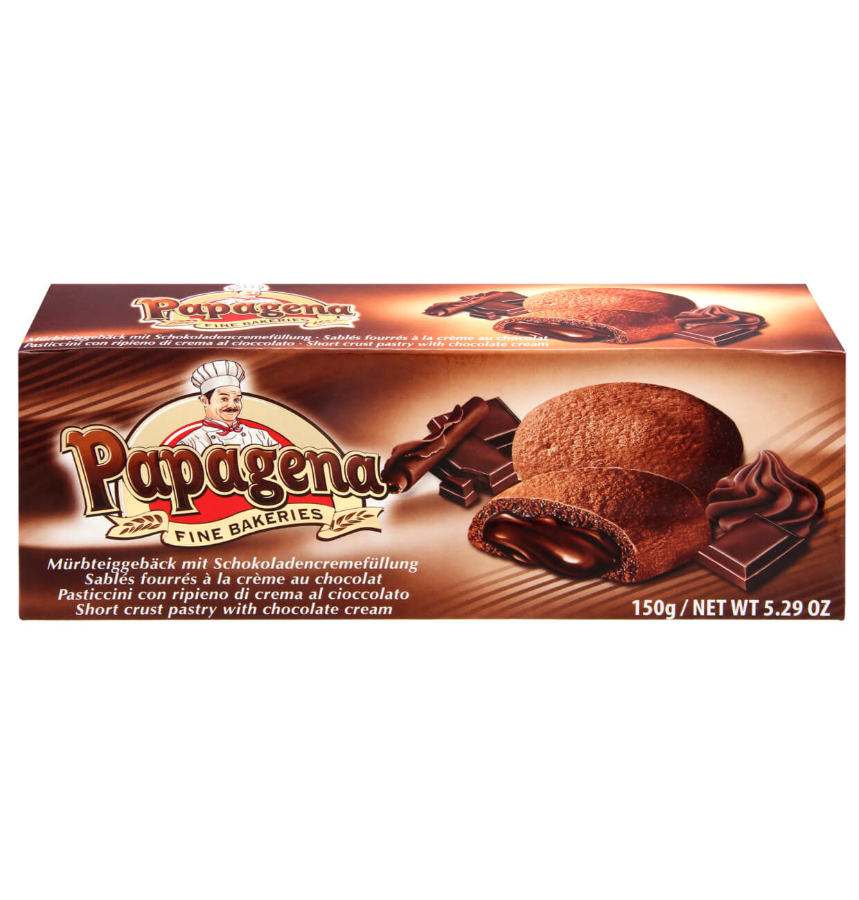 Papagena Kakor med Chokladfyllning 150g