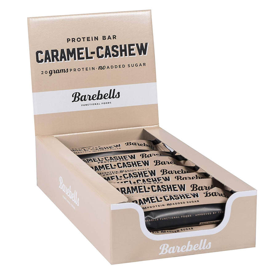 Barebells Protein Bar - Caramel & Cashew 55g x 12st (hel låda)