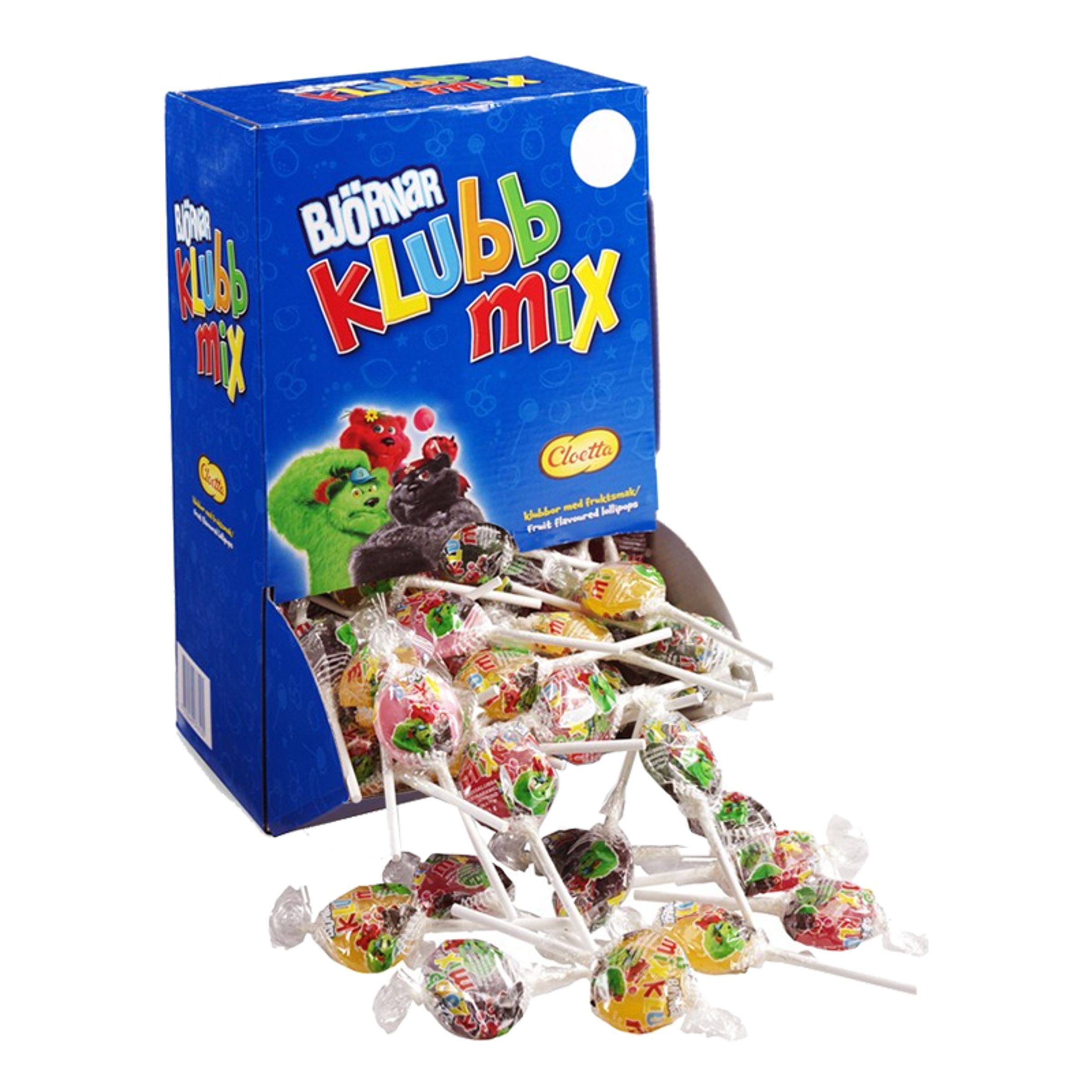 Björnar Klubbmix Godisautomat Storpack - 180-pack