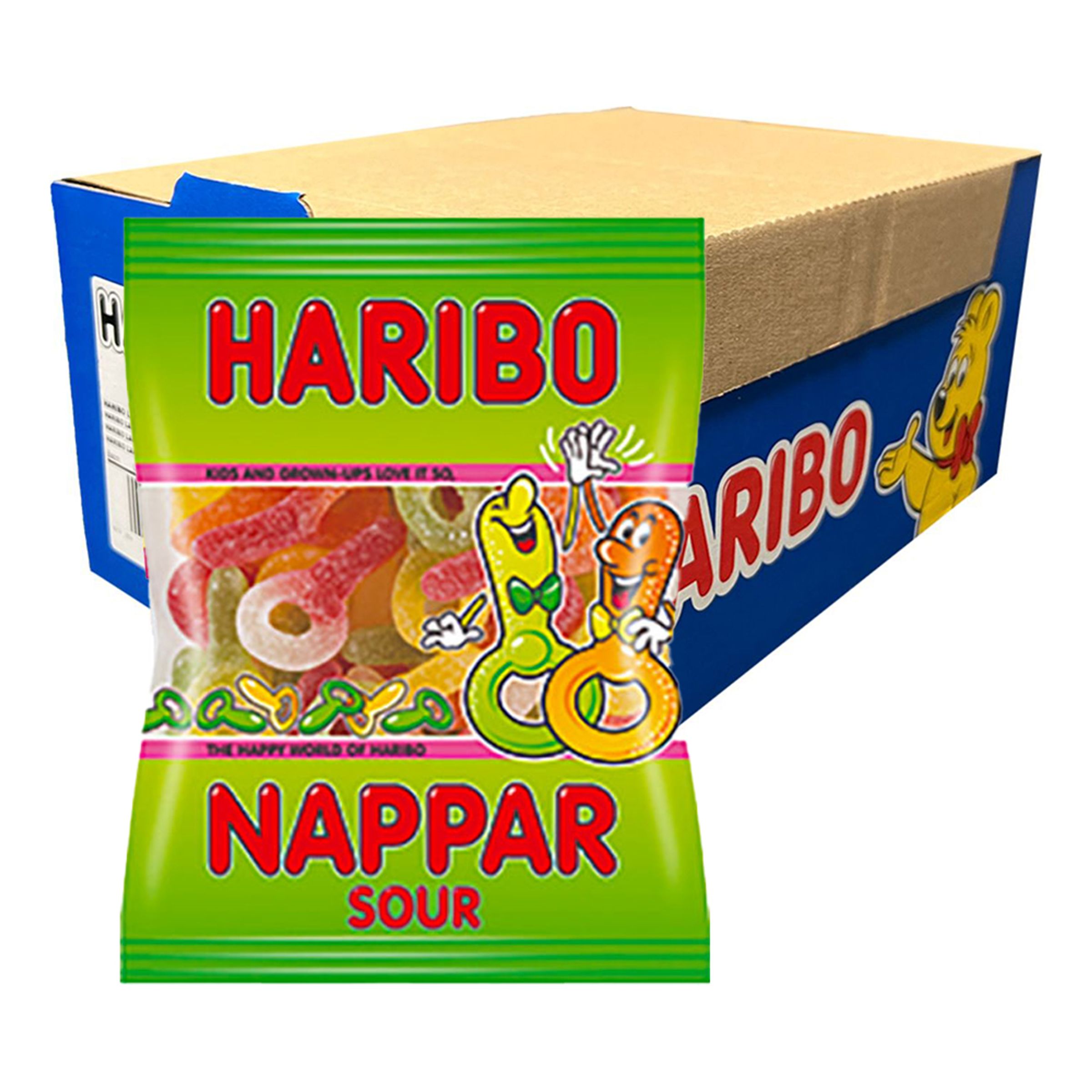 Haribo Sura Nappar Storpack - 22-pack