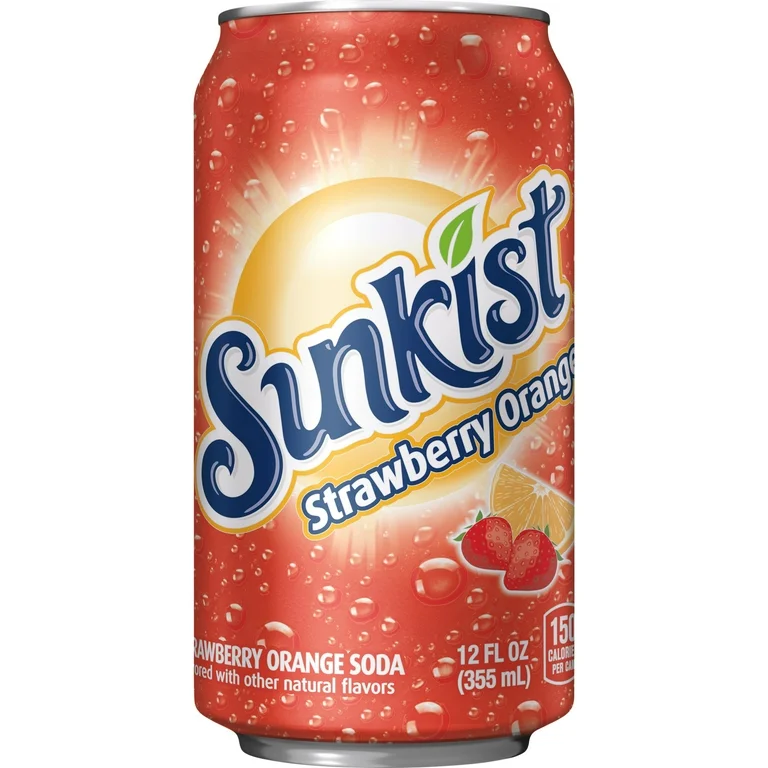 Sunkist Strawberry Orange 355ml