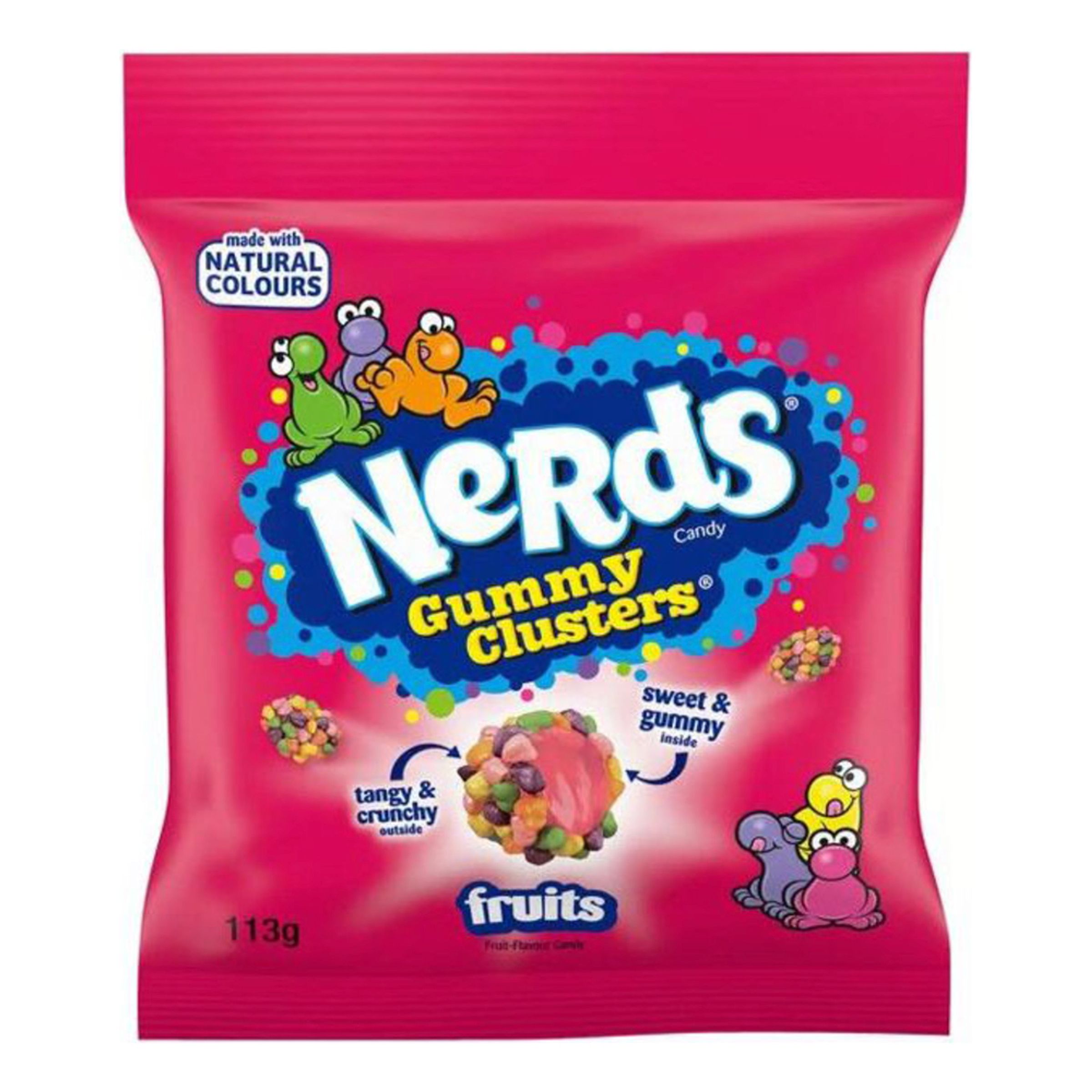 Nerds Gummy Clusters Fruits - 113 gram