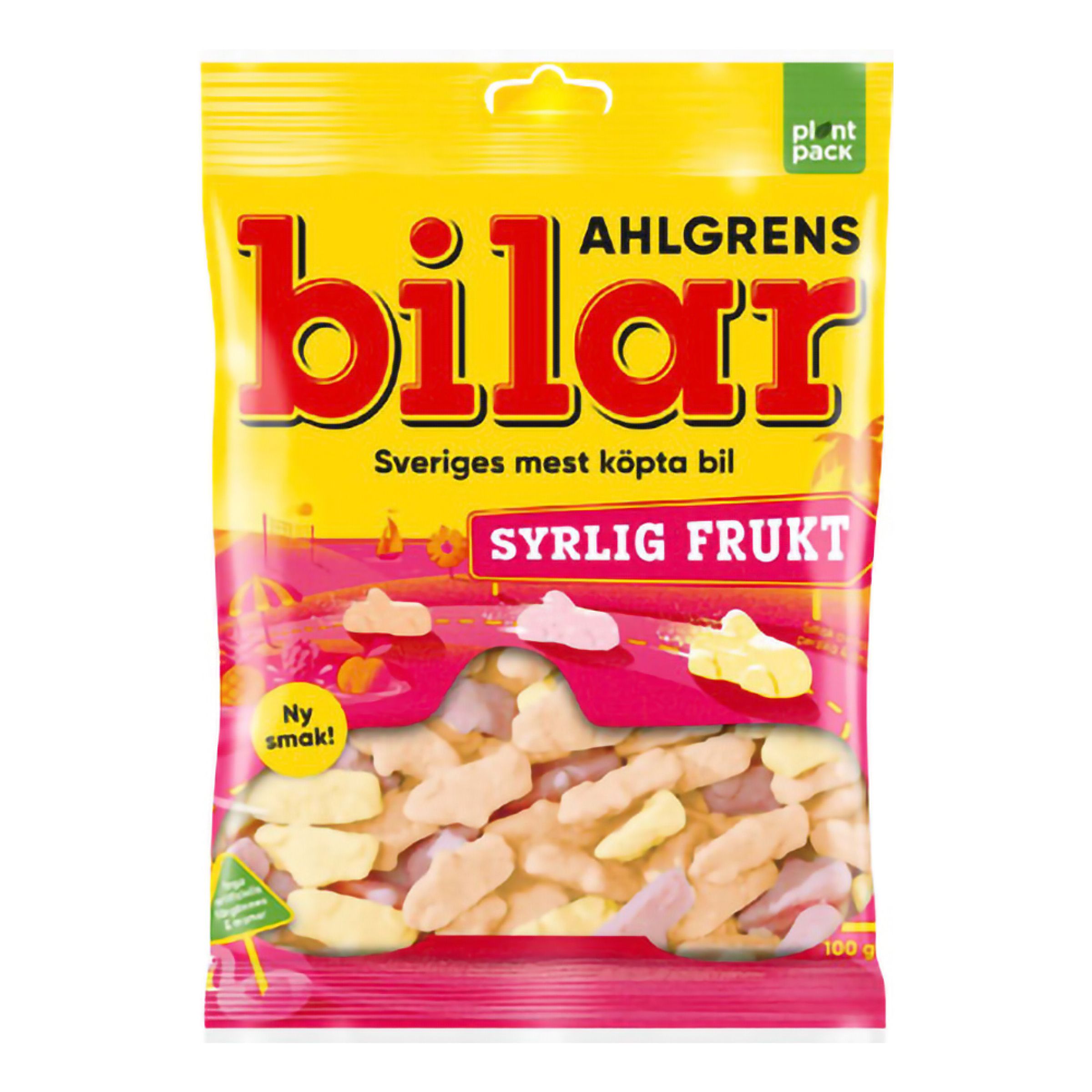 Ahlgrens Bilar Syrlig Frukt - 100 gram
