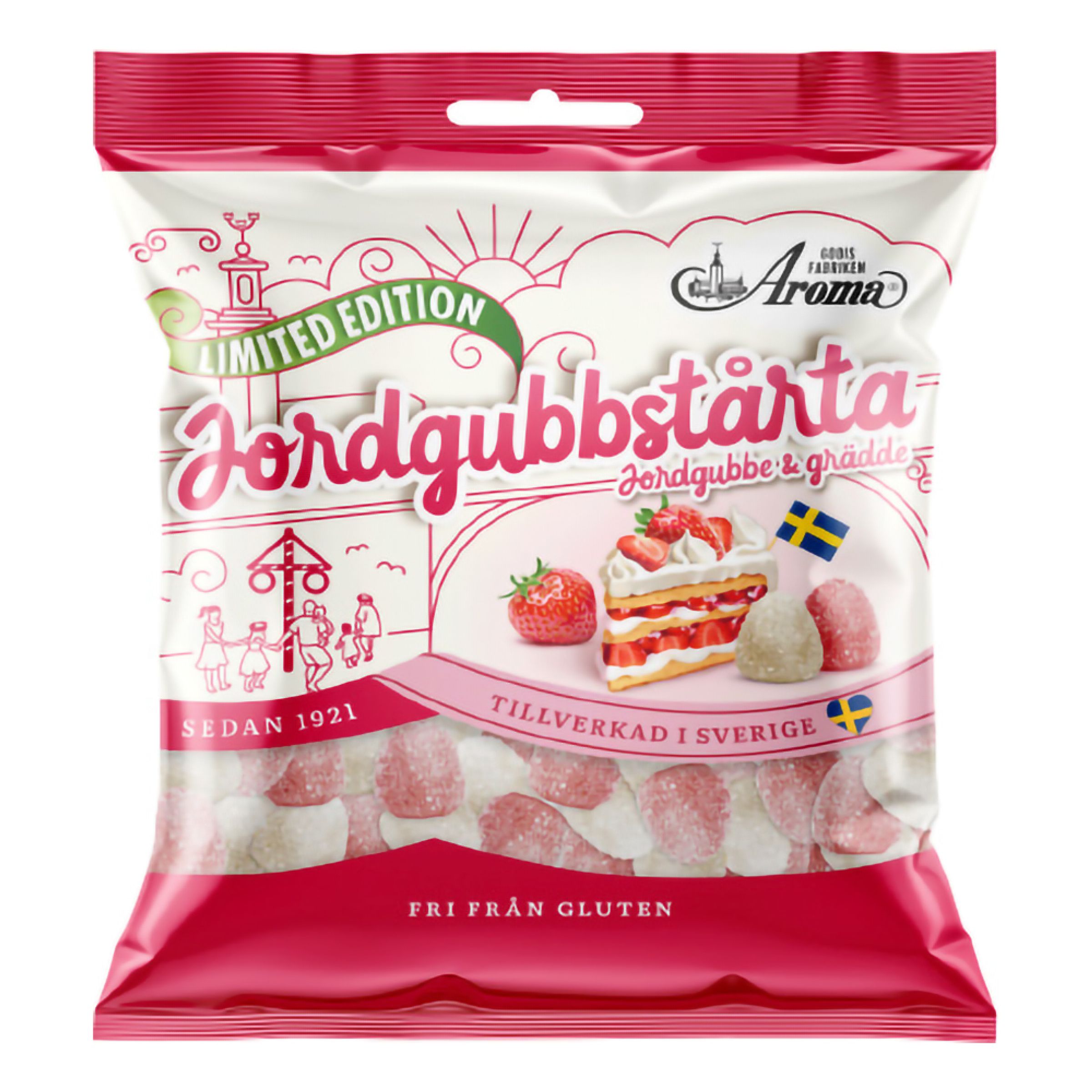 Aroma Jordgubbstårta - 125 gram