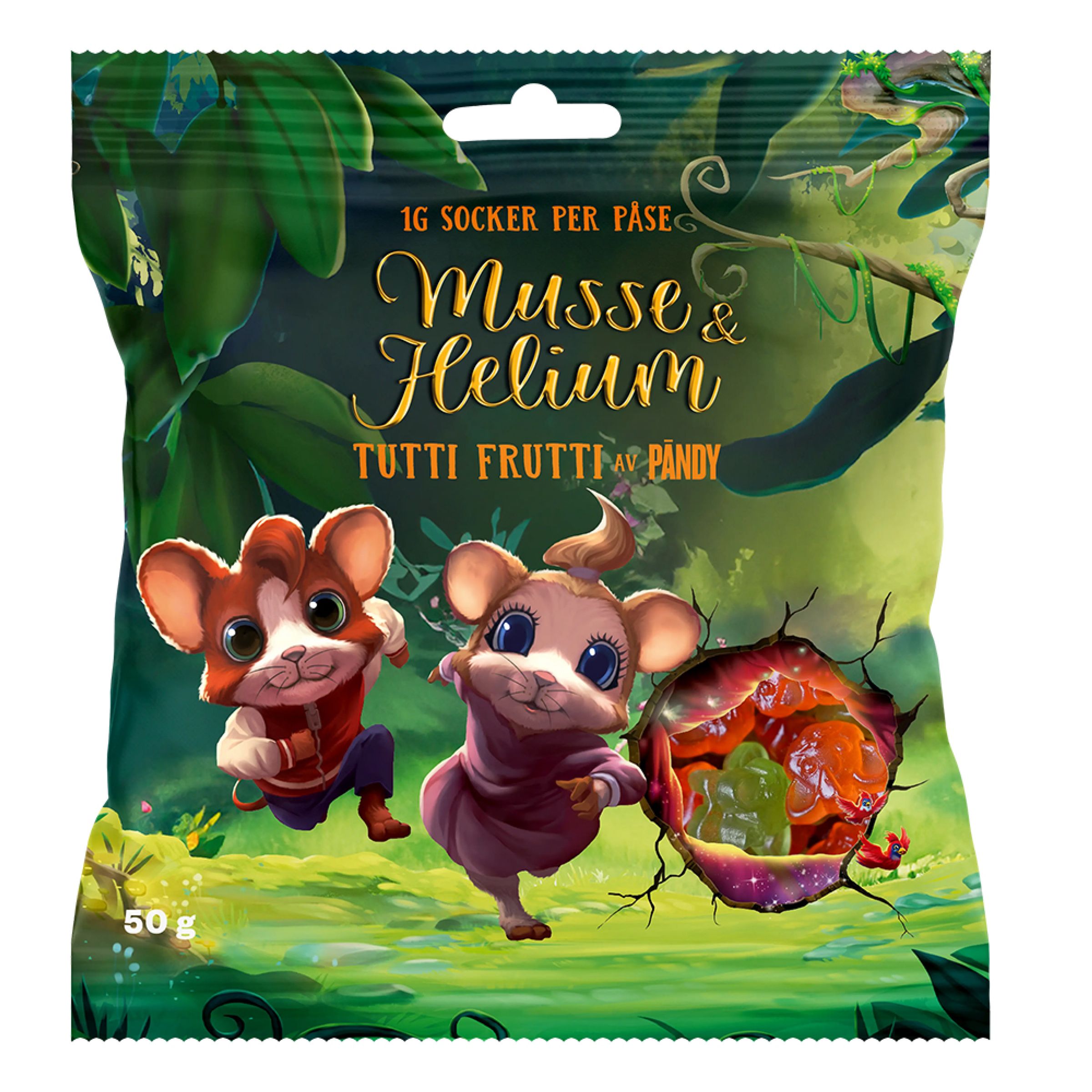 Pändy Musse & Helium Tutti Frutti - 50 gram