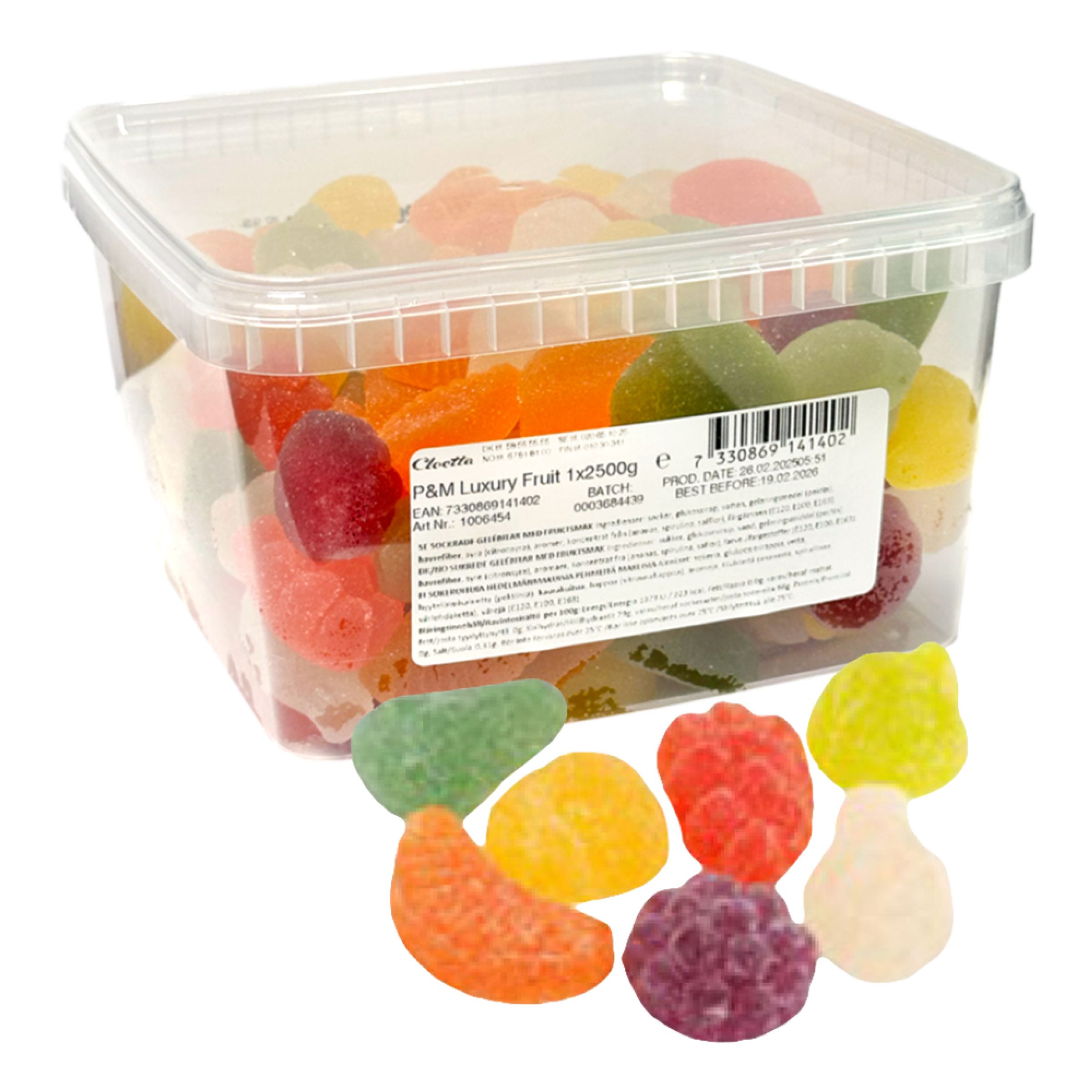 Cloetta Luxury Fruit Storpack - 2,5 kg