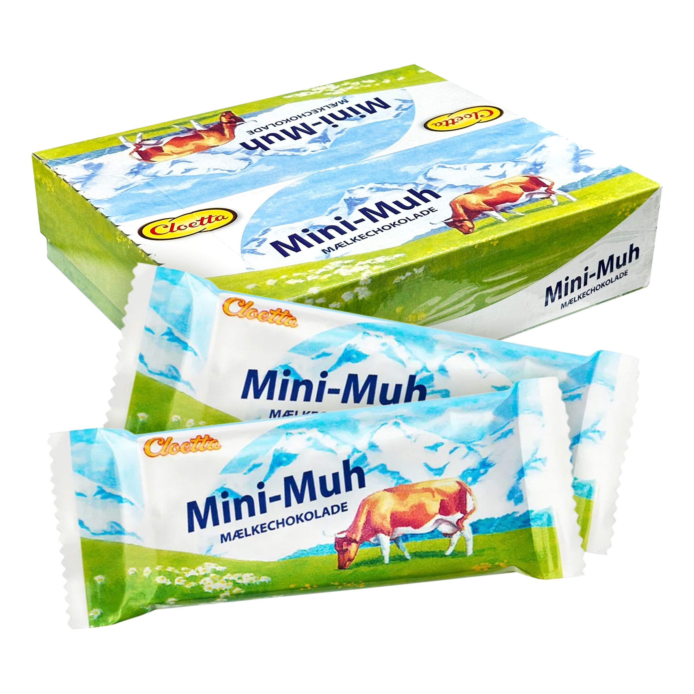 Cloetta Mini-Muh Mjölkchoklad Storpack - 48-pack