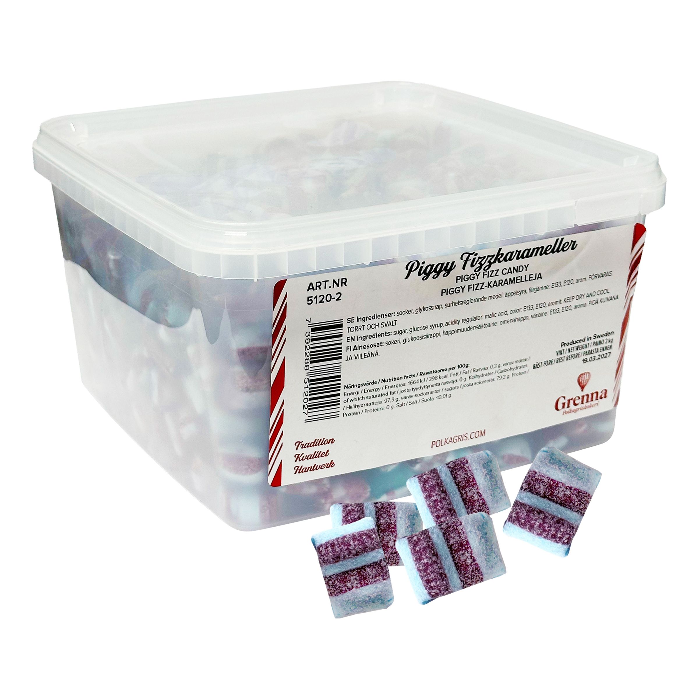 Piggy Fizzy Storpack - 2 kg