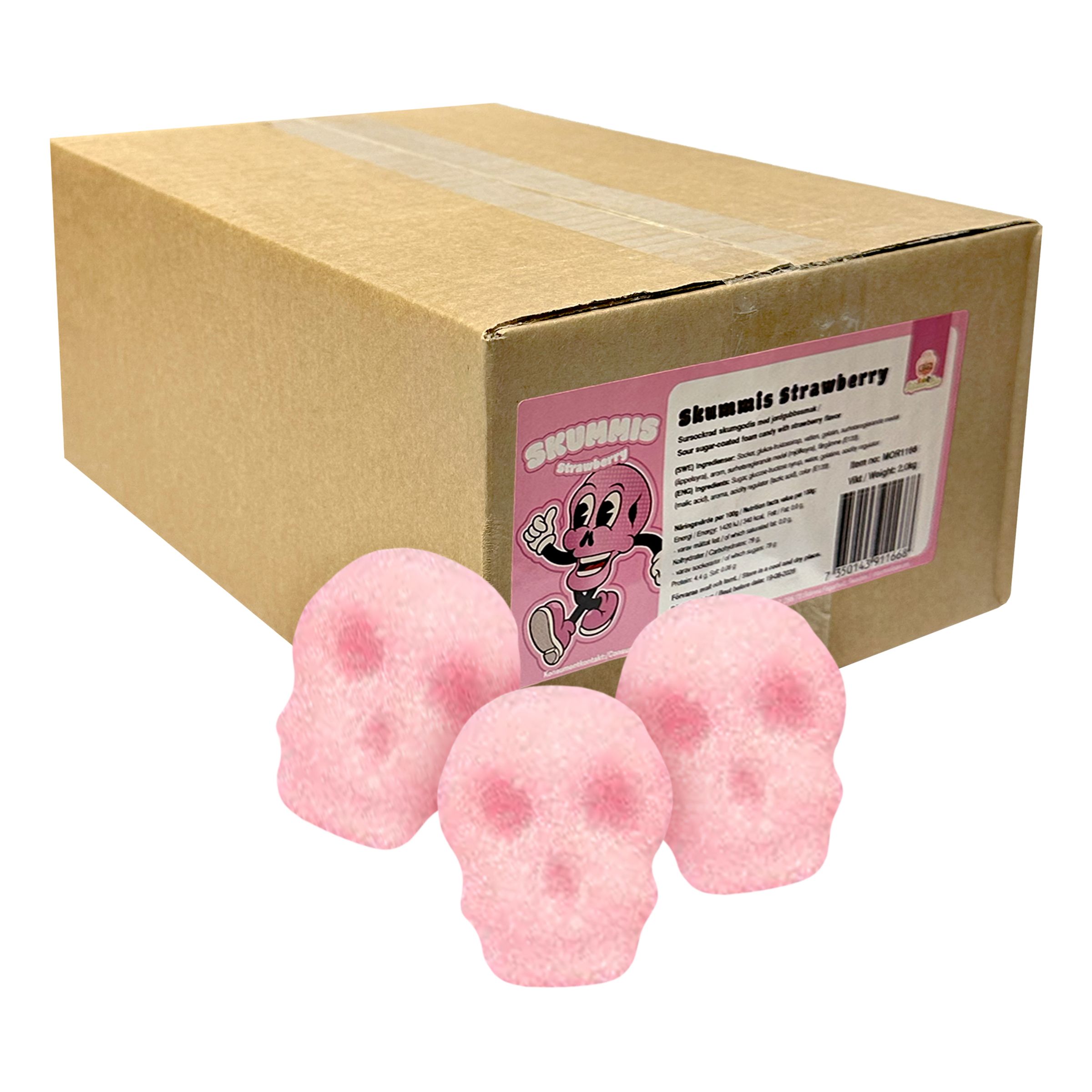 Mormor Lisas Skummis Strawberry Storpack - 2 kg