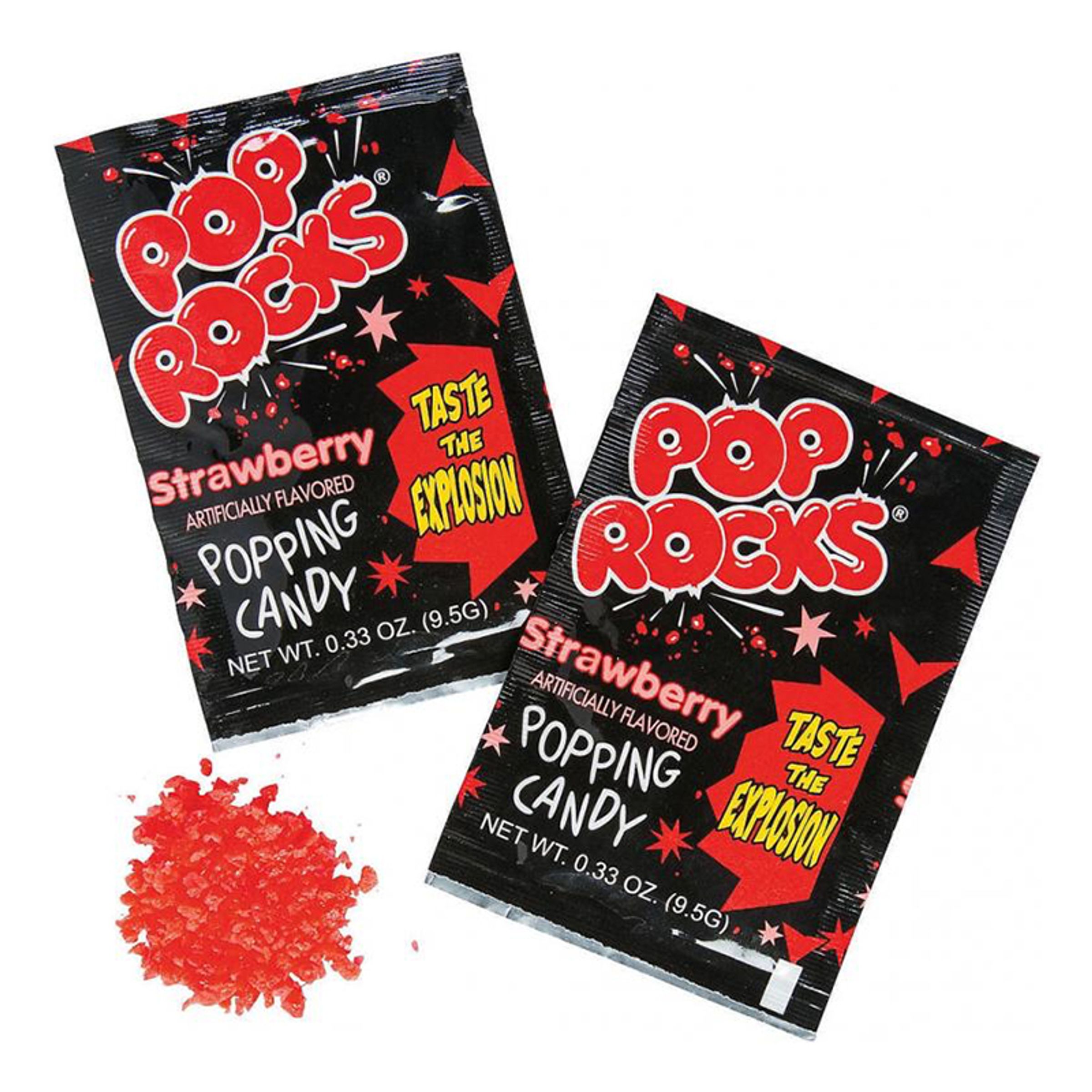 Pop Rocks Jordgubb Storpack - 50-pack