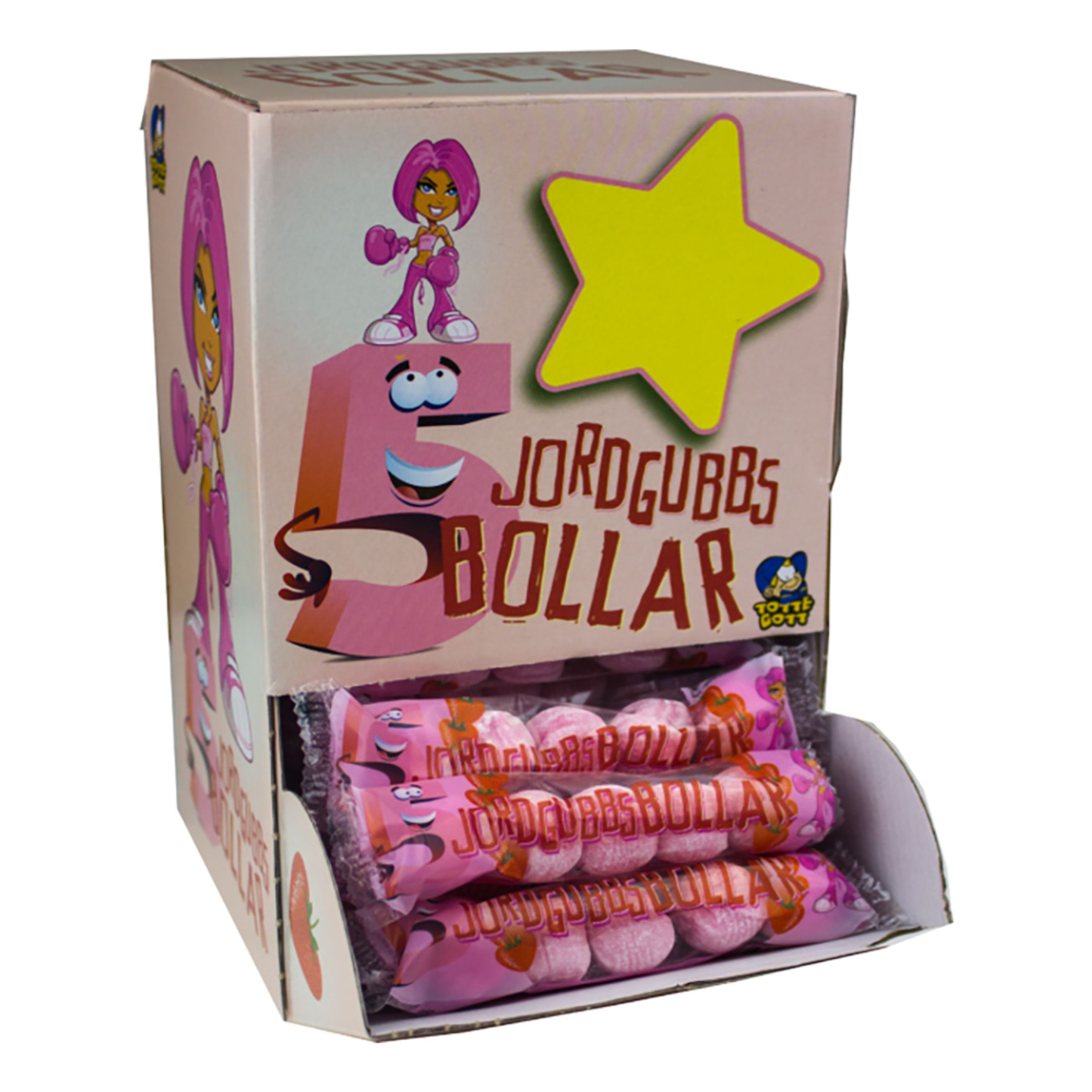 Grahns Jordgubbsbollar Storpack - 58-pack