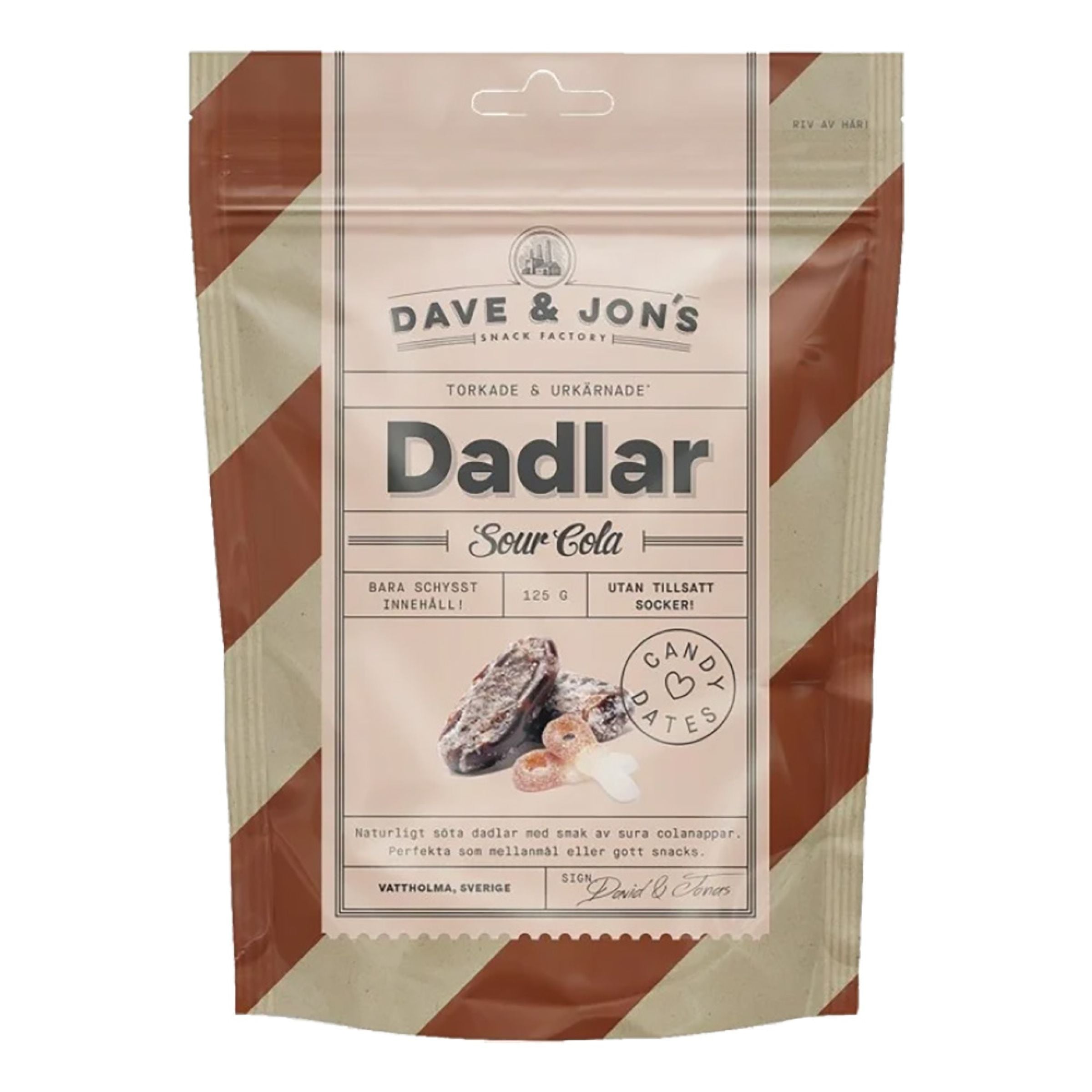 Dave & Jon's Dadlar Sour Cola - 125 g