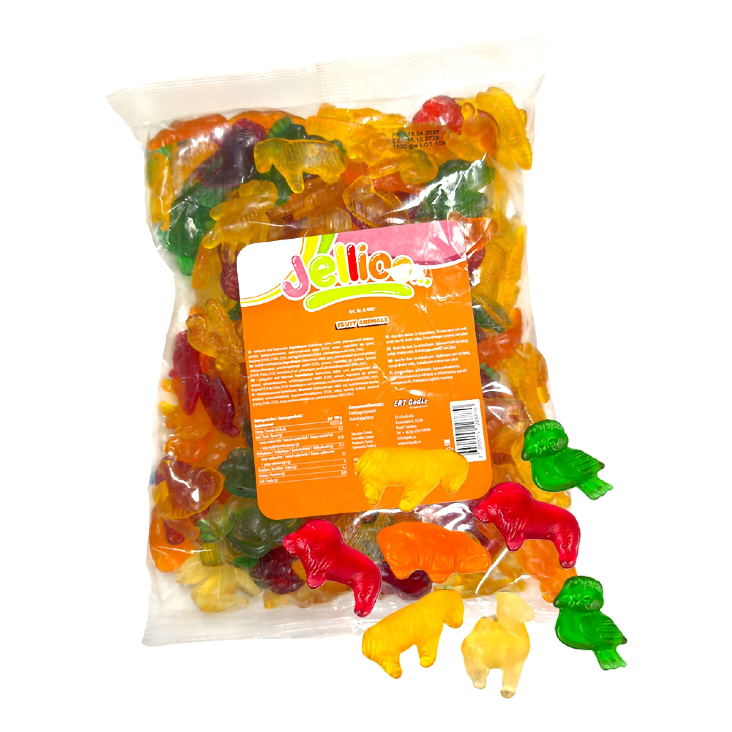 Jellioo Fruit Animals Storpack - 1 kg