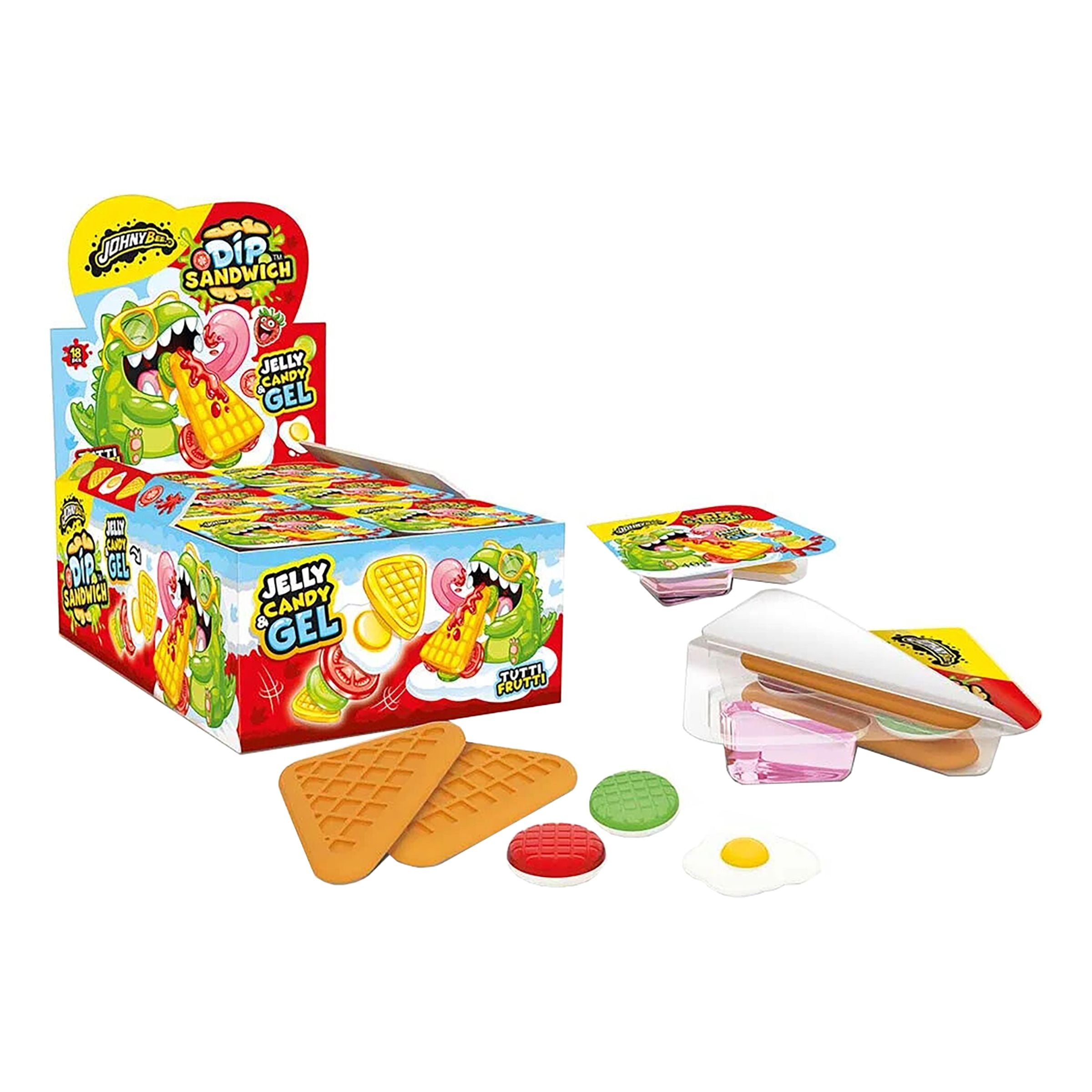 Dip Sandwich Jelly Candy Storpack - 18 x 40 g