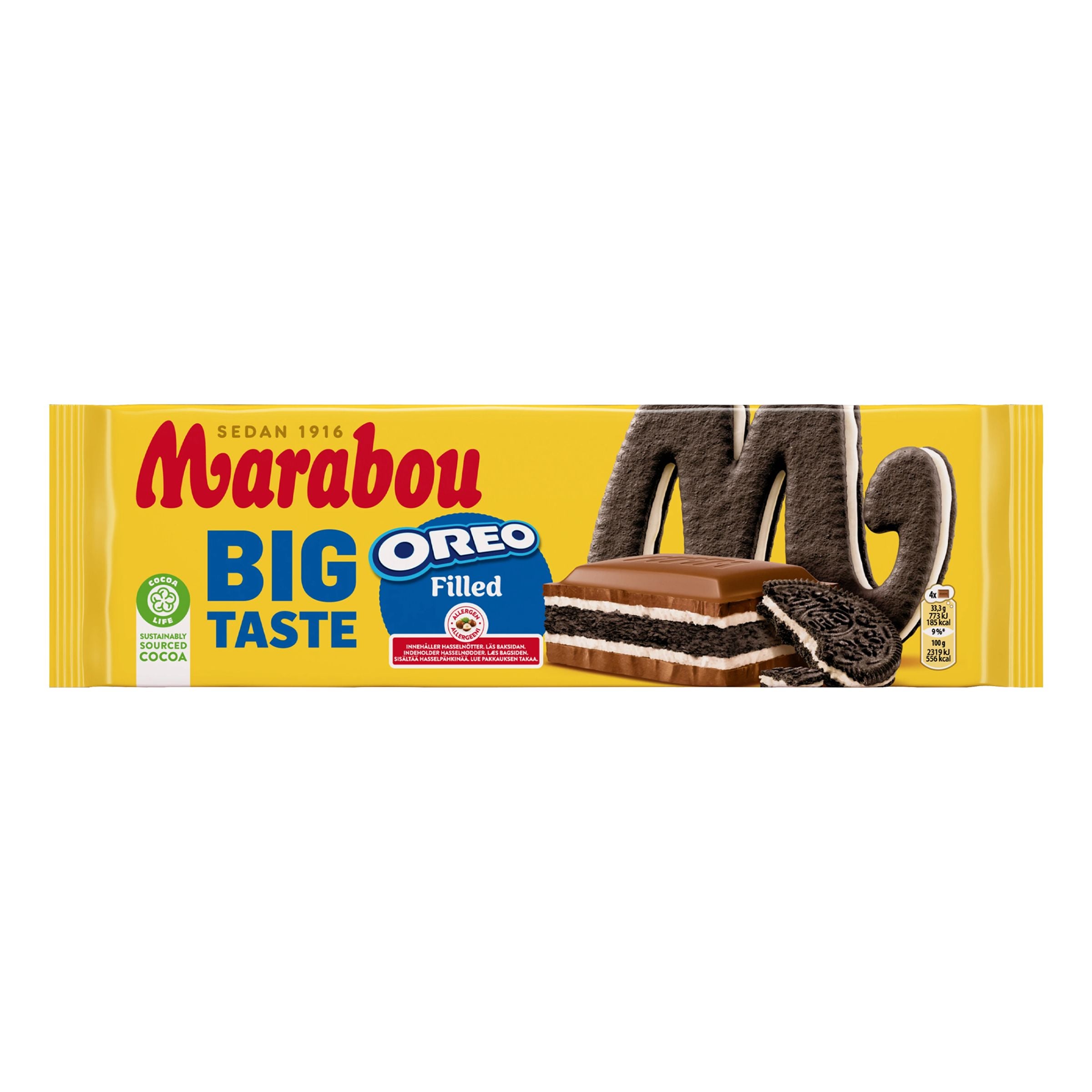 Marabou Big Taste Oreo Filled Chokladkaka - 300 g