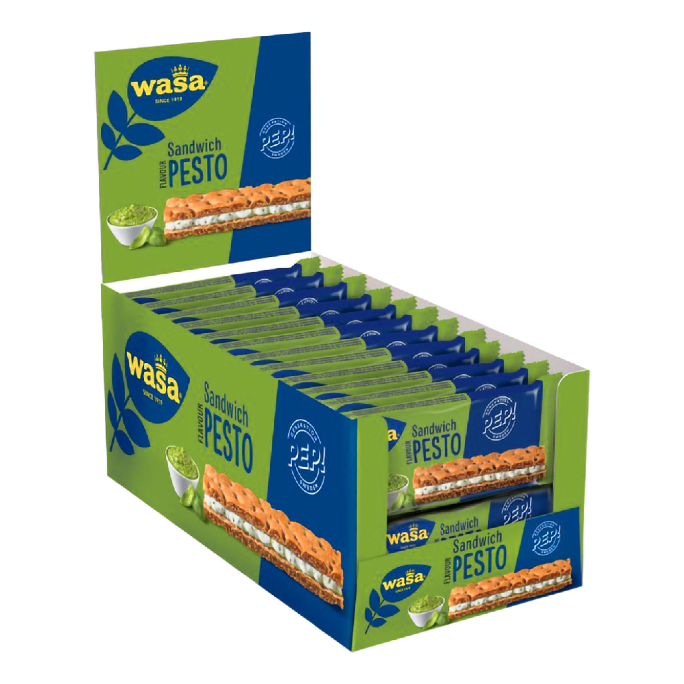 Wasa Sandwich Pesto Storpack - 24 x 30 g