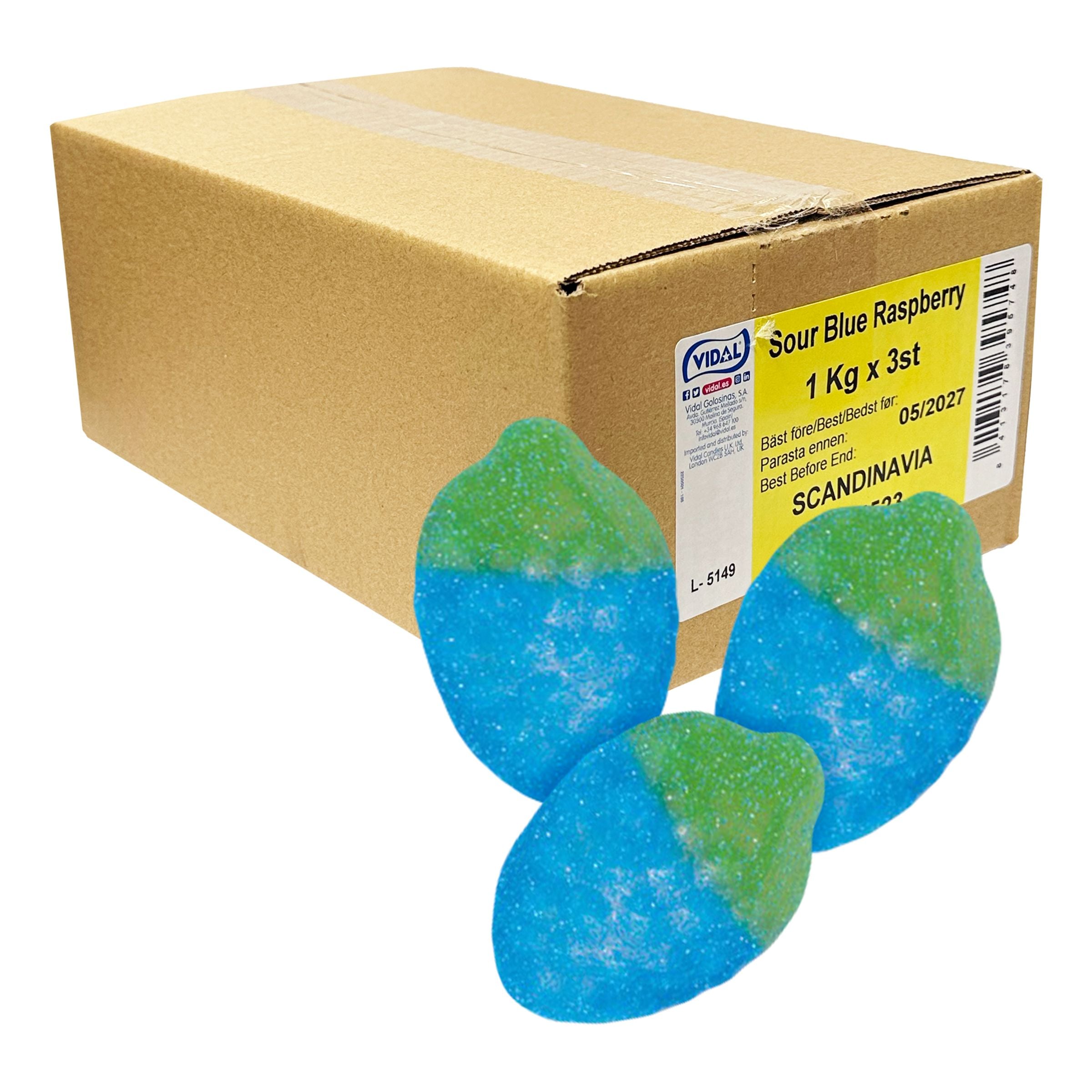 Sour Blue Raspberry Storpack - 3 kg