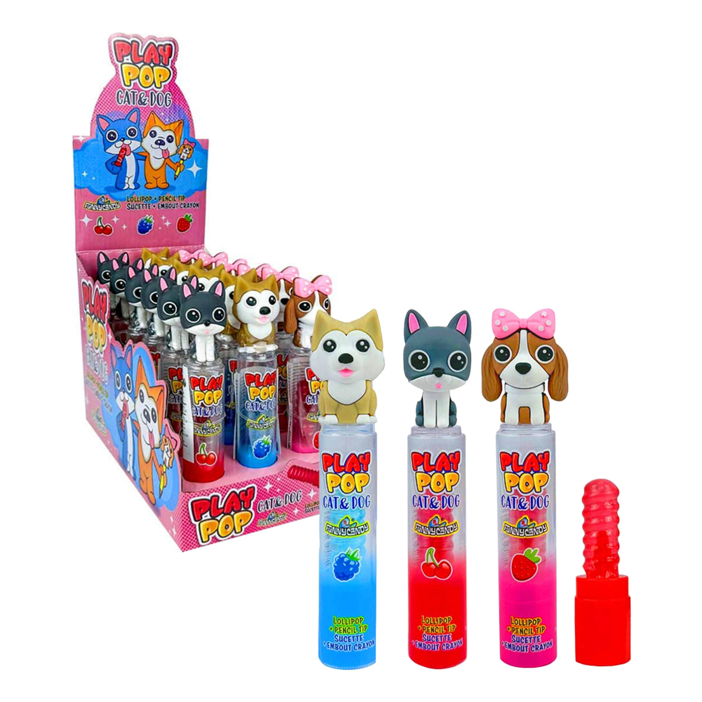 Play Pop Cat & Dog Storpack - 18 x 9 g
