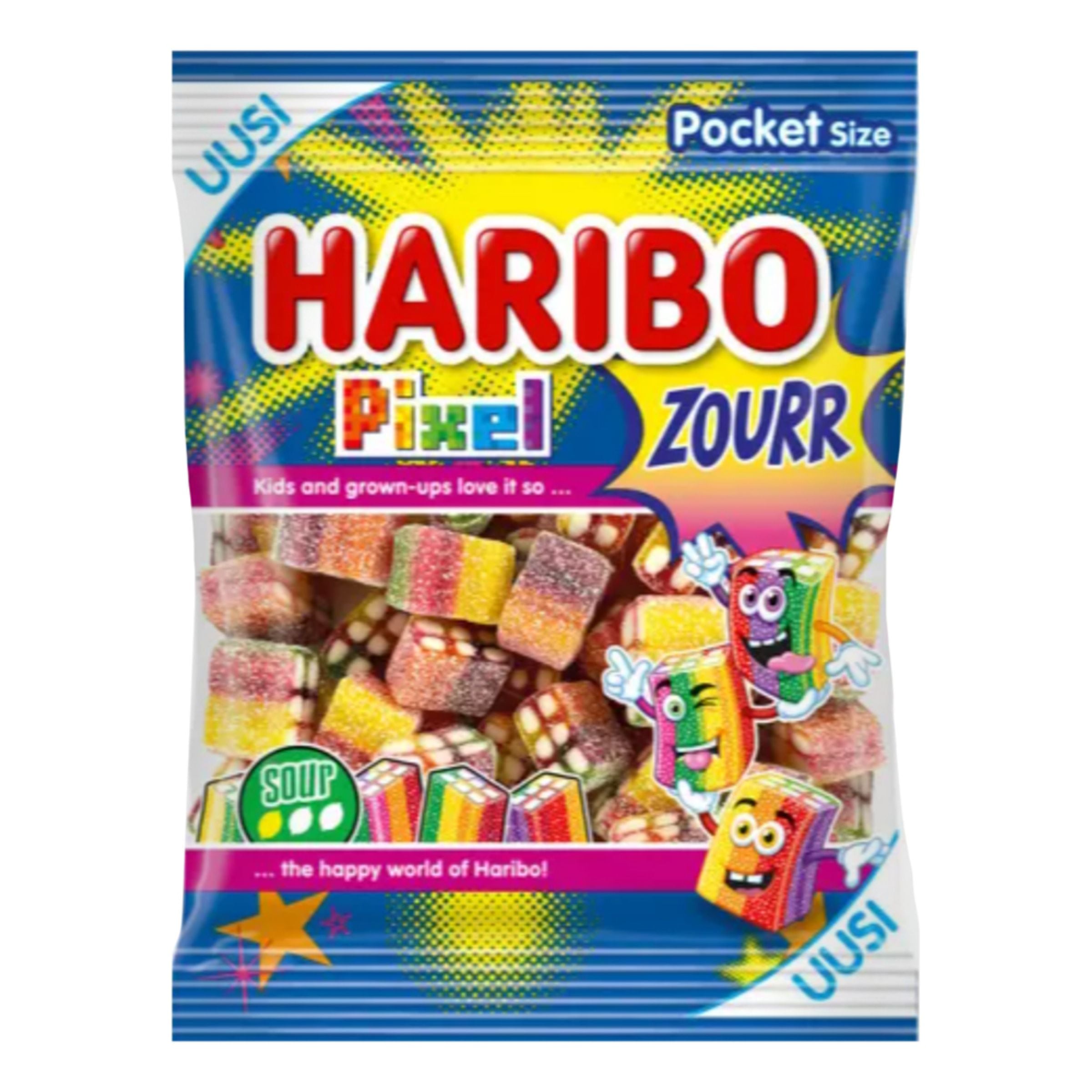 Haribo Pixel Zourr - 80 g
