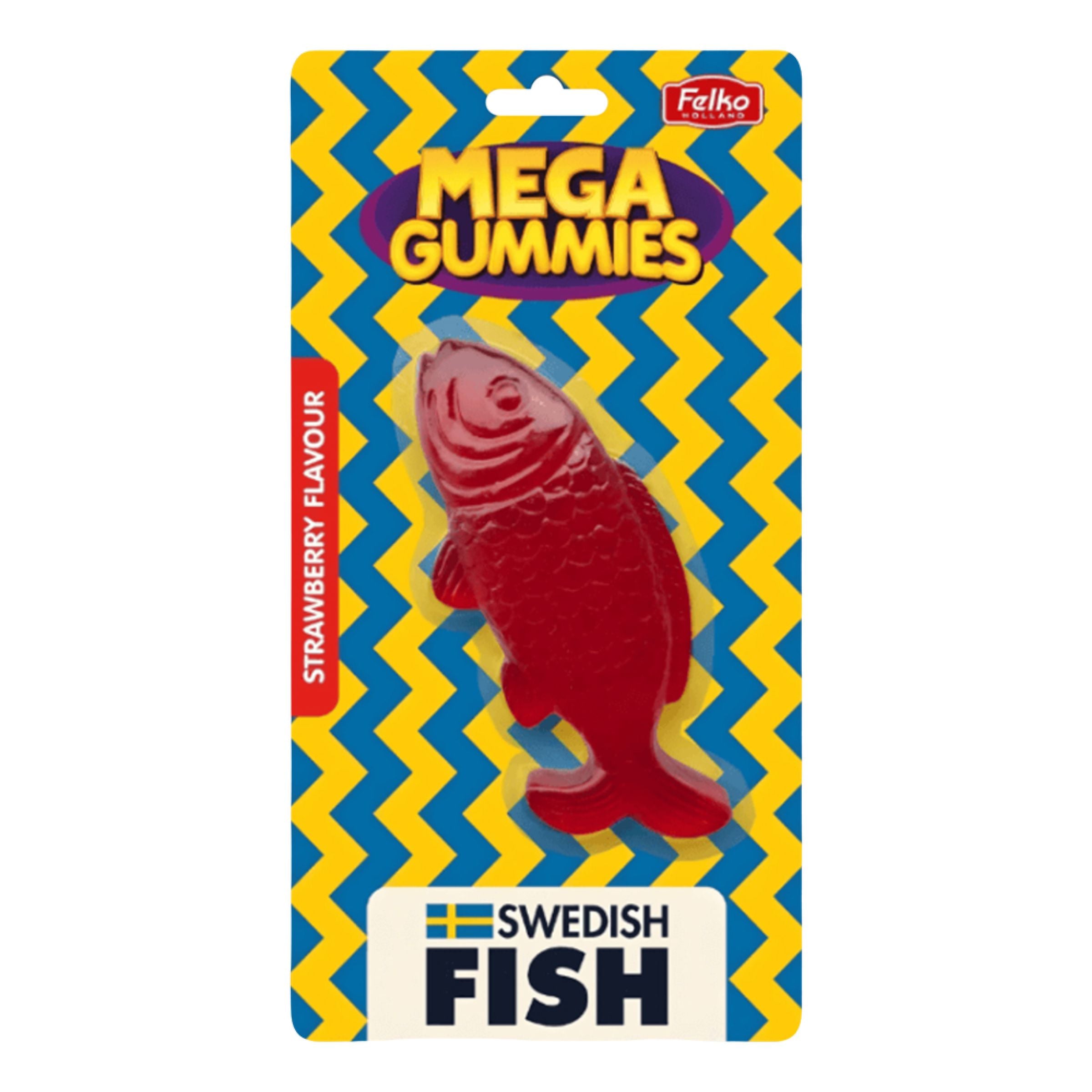 Felko Mega Gummies Swedish Candy Fish - 120 g