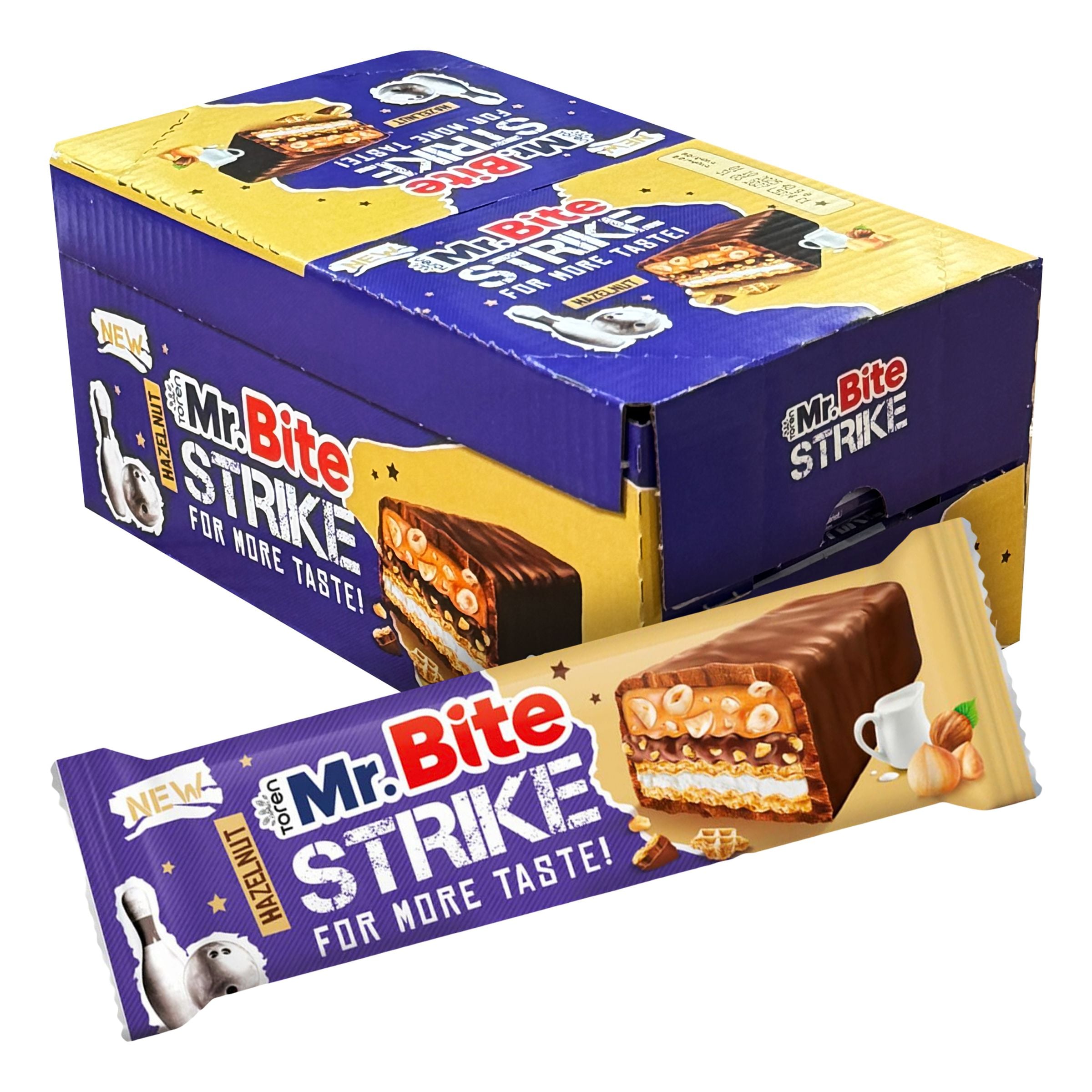 Mr. Bite Strike Hasselnöt Storpack - 24 x 35 g