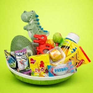 *FÖRBOKAS* Påskägg Dino med skoj och godis